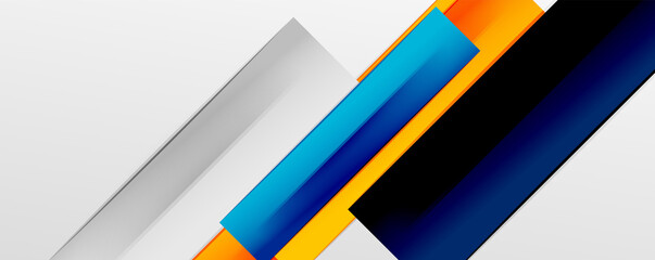 Color abstract lines trendy geometric background for business or technology presentation, internet poster or web brochure cover, wallpaper