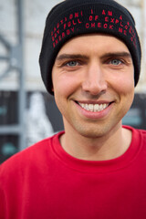 portrait of a person smiling