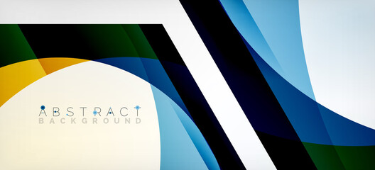 Transparent hexagons geometric shapes abstract background