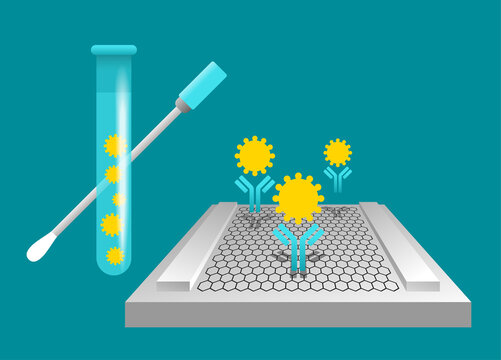 Graphene Electrochemical Sensor For COVID-19 Test