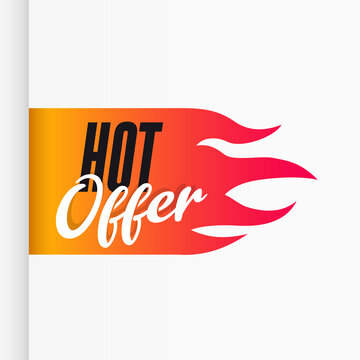 Hot Offer Promotion Shopping Label