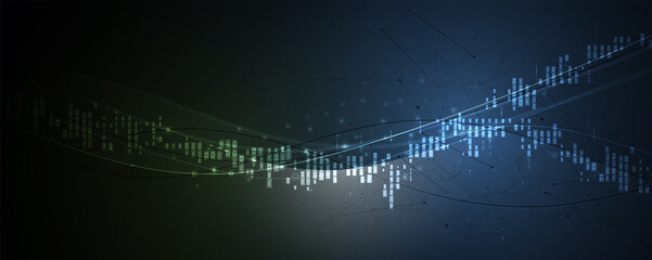 Abstract Artificial intelligence. Cloud computing. Machine learning. Technology web background. Virtual concept