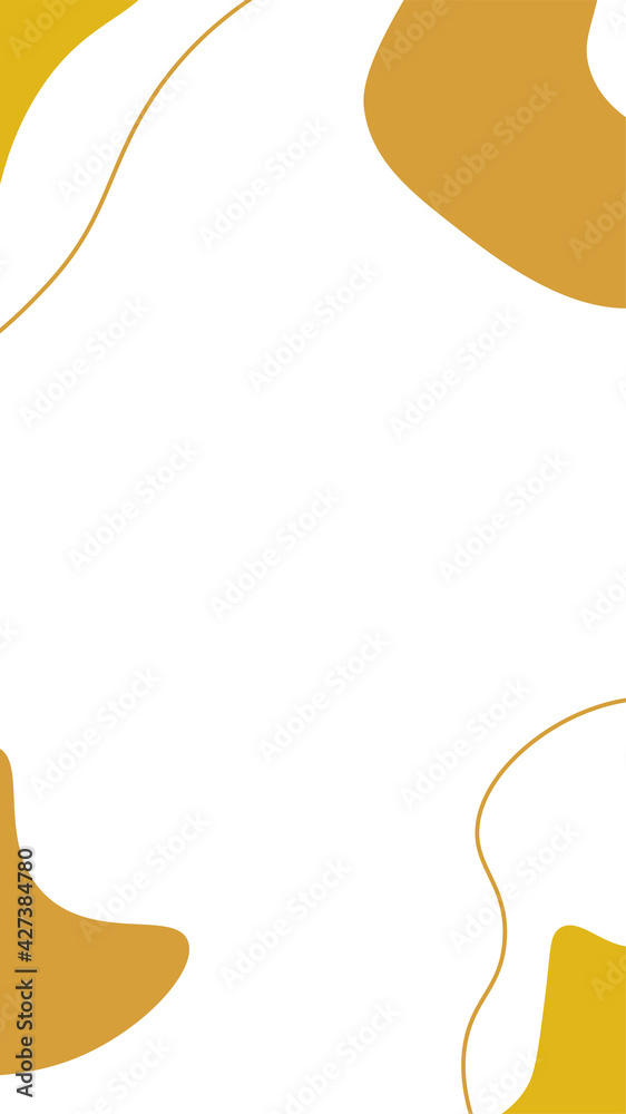 Poster liquid shape story template. mobile vertical abstract banner.