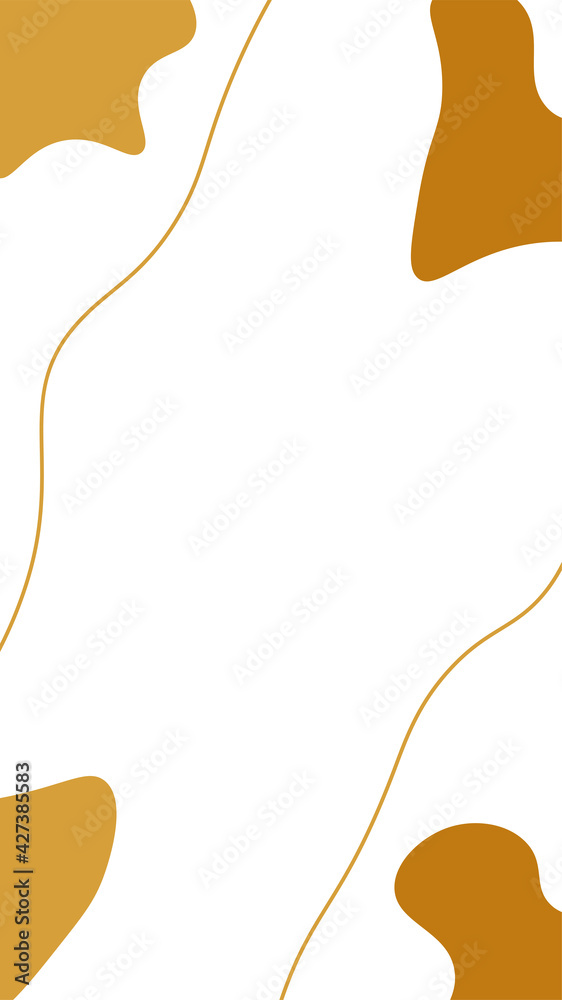 Poster liquid shape story template. mobile vertical abstract banner.