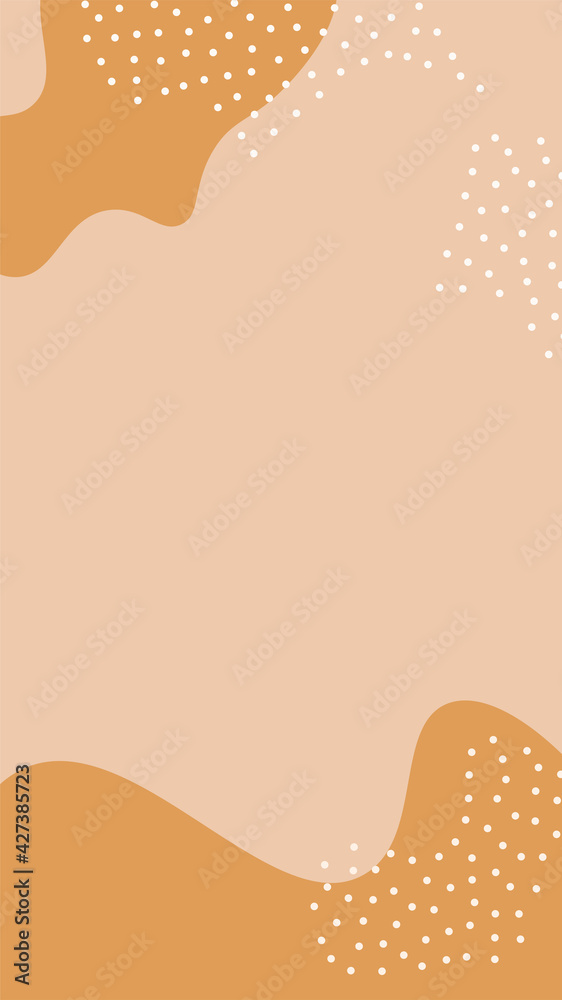 Poster liquid shape story template. mobile vertical abstract banner.