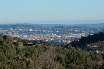 Vue sur Aix en Provence