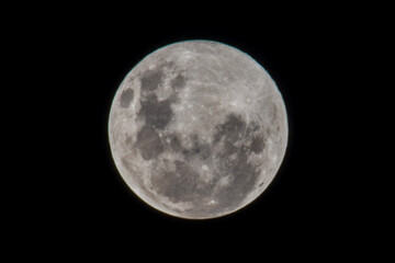Fototapeta premium full moon over black