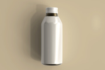 Aluminum Beverage Bottle 3D Rendering