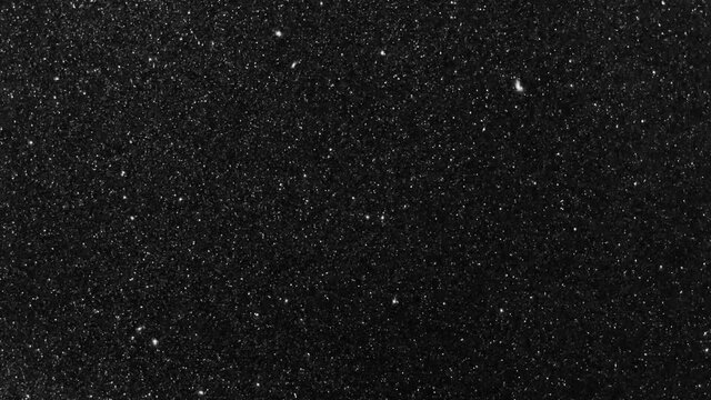 twinkling star particles animation in starry night background. sparkle star light in sky. flickering particles in the dark.