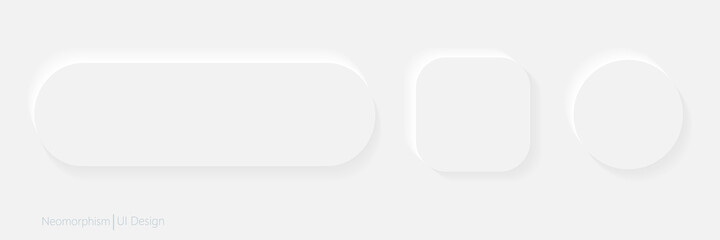 Web design ui elements. Vector interface buttons
