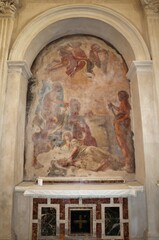 Napoli - Secondo altare a destra della cripta della Basilica di Santa Maria alla Sanità