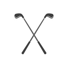 Golf club and ball set Isolated on white background for golf lovers.