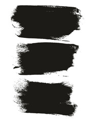 Round Sponge Thick Artist Brush Long Background High Detail Abstract Vector Background Set 