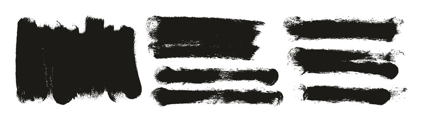 Round Sponge Thick Artist Brush Long Background High Detail Abstract Vector Background Extra Set 