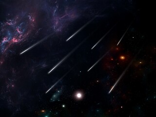 Colorful graphics for background, like water waves, clouds, night sky, universe, galaxy.. 