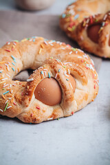 Scarcella, a traditional Apulian pastry for Easter