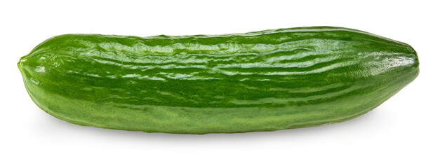 cucumber isolated on white background. clipping path