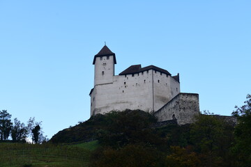 Fototapeta na wymiar old castle in Liechtenstein, Europe
