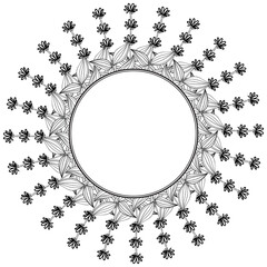 gentian yellow frame border dd ww herb