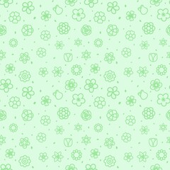 seamless pattern with flowers