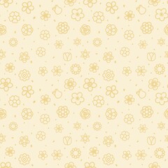 seamless pattern with flowers