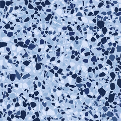 Terrazzo in shades of blue