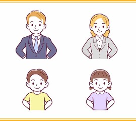 人のリアクションセット