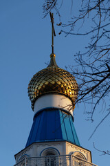 Orthodox domes in the sun