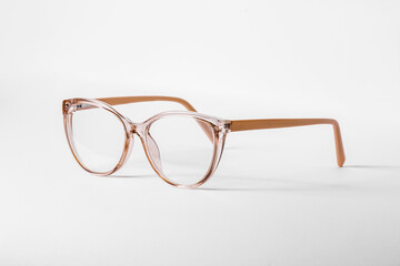 Fashion glasses style plastic-framed