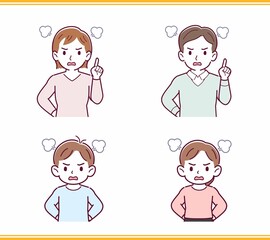 人のリアクションセット