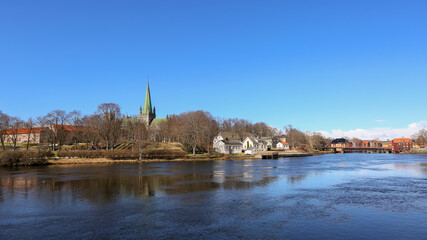 Obraz premium Nidarosdomen, Trondheim