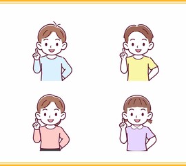 人のリアクションセット