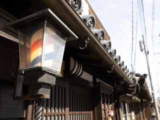 Obraz premium street lamp in the city