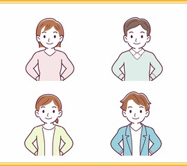 人のリアクションセット