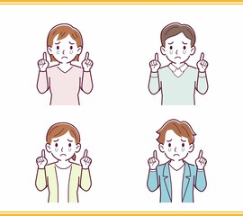 人のリアクションセット