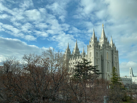 Mormon Temple, Salt Lake City, Utah, USA