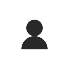 user icon vector logo template design element. Vector illustration.