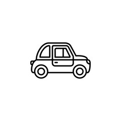 car vector icon. transportation and vehicle icon outline style. perfect use for icon, logo, illustration, website, and more. icon design line style