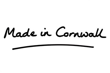 Fototapeta premium Made in Cornwall