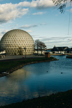 Toronto Ontario Place Marina in december