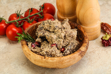 Chicken Liver with cream sauce