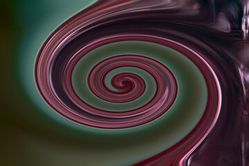 Swirl structure purple turquoise