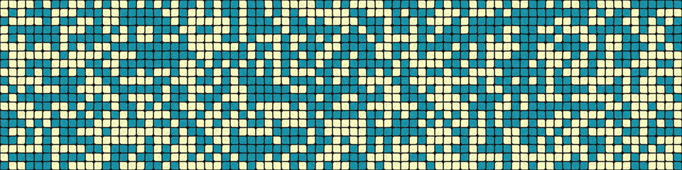 Fototapeta premium Abstract Geometric Pattern generative computational art illustration