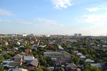Panoramic view of the city.