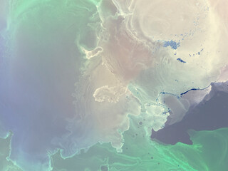 Smoke Pattern.  Fashion Cobalt Artwork. Space