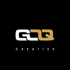 GOQ Letter Initial Logo Design Template Vector Illustration