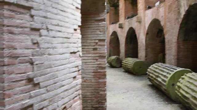 the ancient roman Flavian Amphitheater (Pozzuoli), Italy, Europe