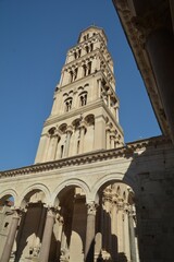 Fototapeta premium Diocletian was a Roman emperor who built a palace in Split, Dalmatia, Croatia, and today it forms about half of the old town