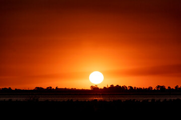 Atardecer.