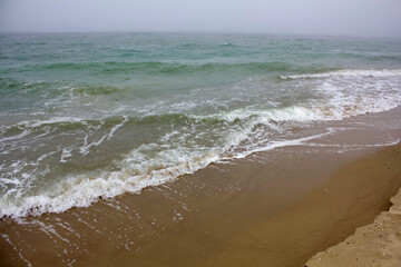 waves on the beach